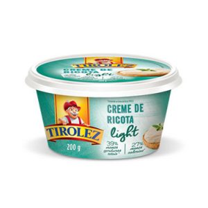 CREME DE RICOTA LIGHT TIROLEZ 200g