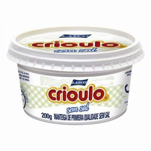 MANTEIGA COM SAL CRIOULO 200g