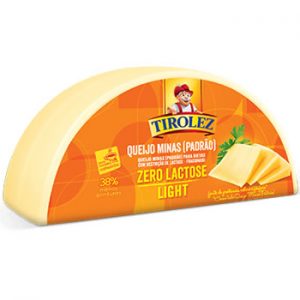 QUEIJO MINAS PADRÃO LIGHT ZERO LACTOSE TIROLEZ  350g